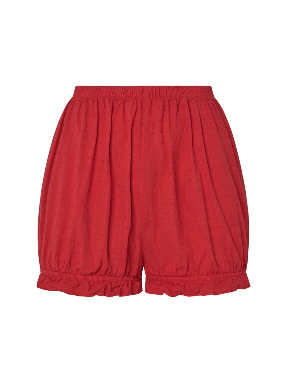 SONDERHAUS ROMEO SHORTS IN CHERRY RED EYELET - Picture 2 of 7